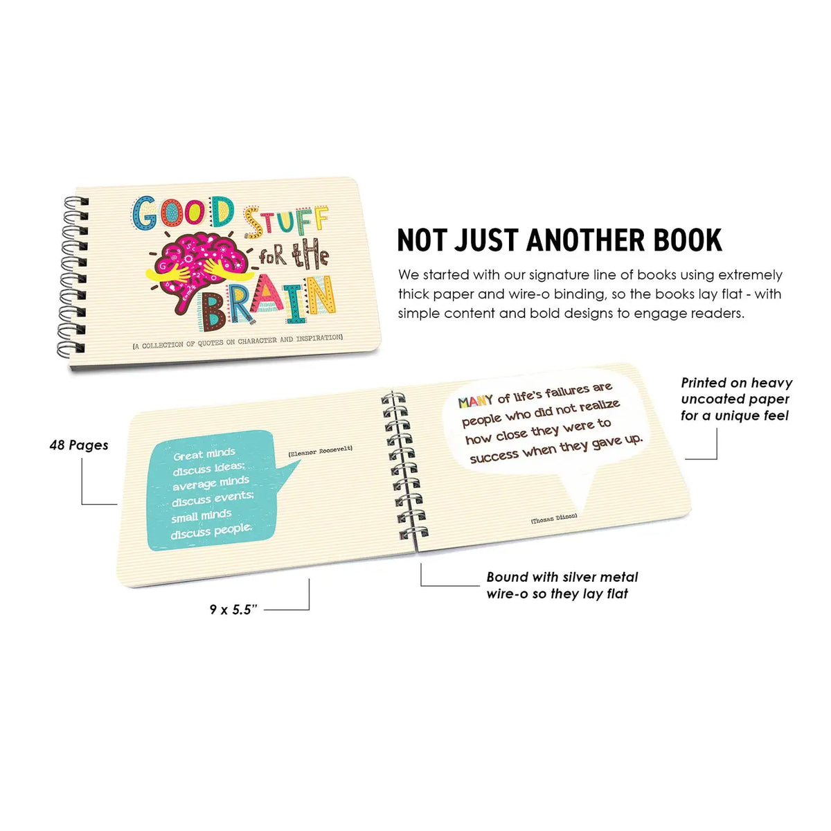 Inspirational Coffee Table Book - "Good Stuff for the Brain"