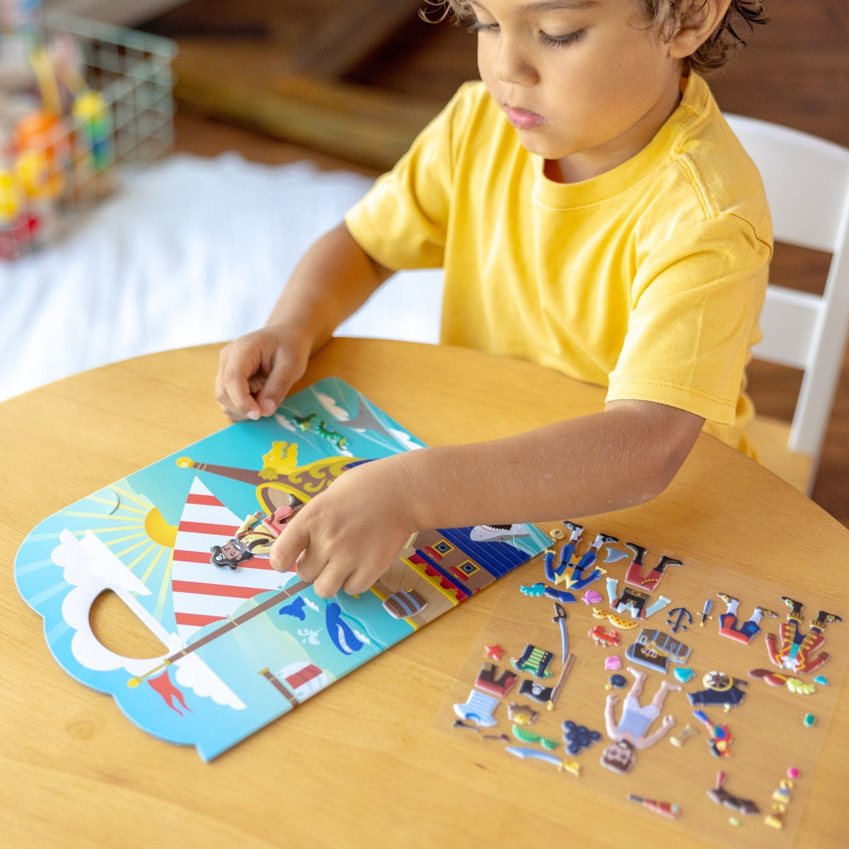 Melissa & Doug Melissa & Doug Puffy Sticker Play Set - Pirate - Little Miss Muffin Children & Home