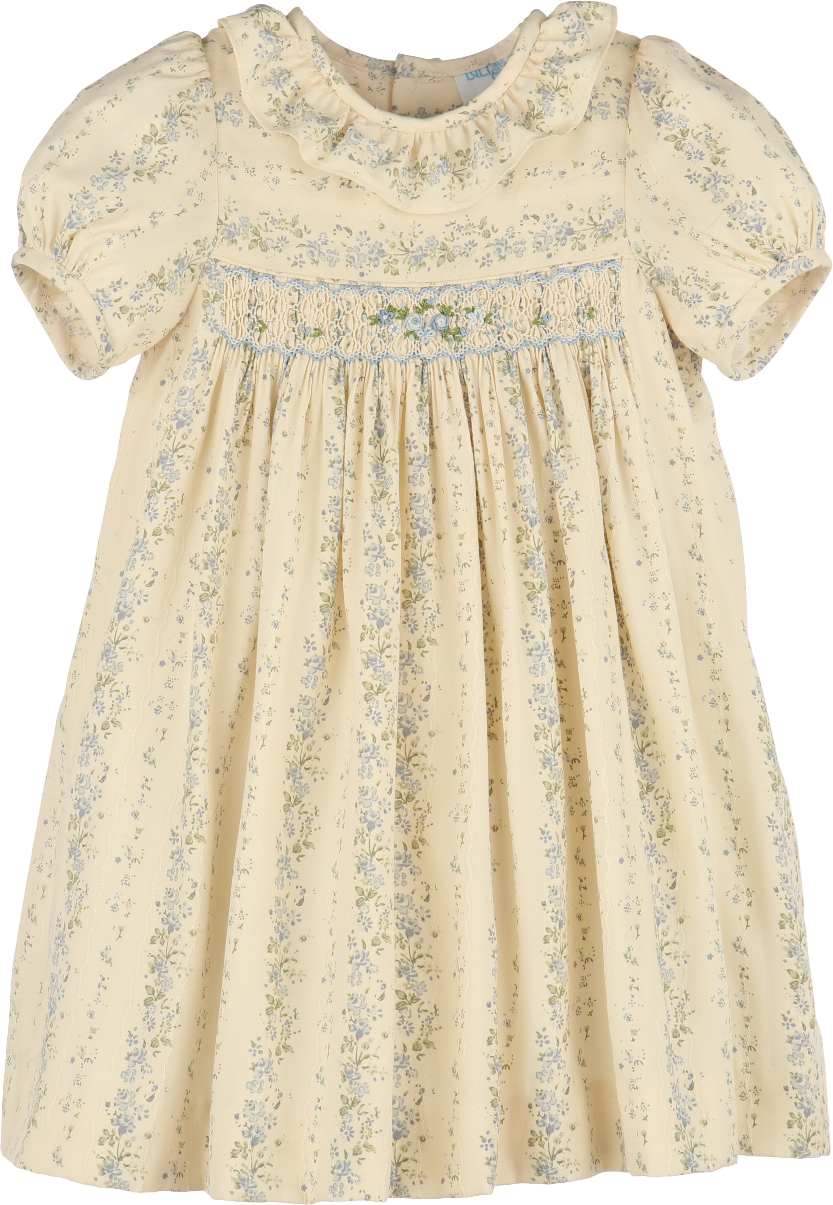 Blue Autumn Tapestry Dress