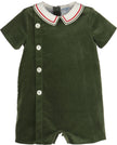 Green Mistletoe Velvet Boy Bubble