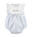 Blue Garden Club Ruffle Bubble