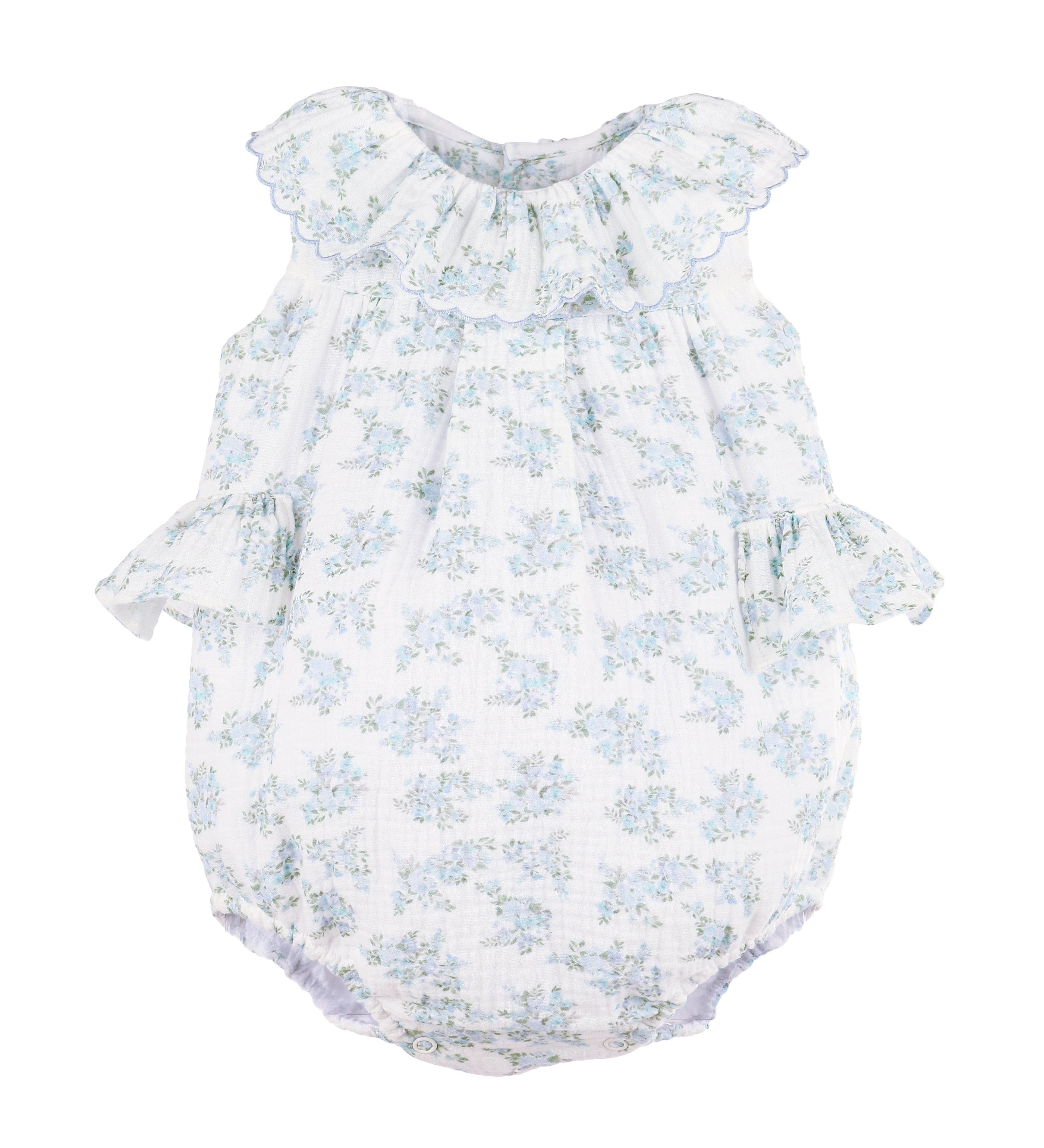 Lilac Floral Bluffs Ruffle Bubble