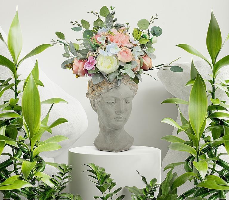 Abbott Abbott Large Woman Head Planter - Little Miss Muffin Children & Home