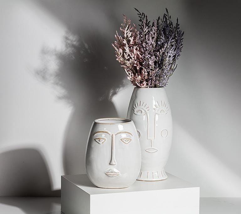 Abbott Abbott Tall Modern Face Vase - Little Miss Muffin Children & Home