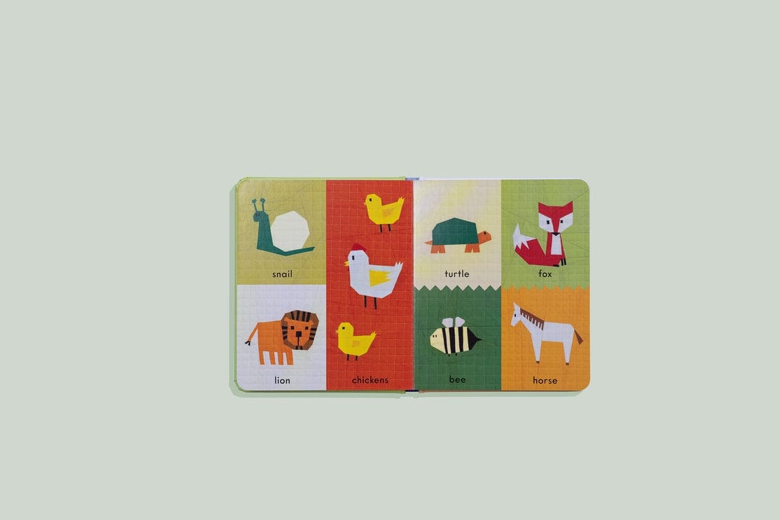 Paige Tate & Co Paige Tate & Co First Words with Cute Quilted Friends - Little Miss Muffin Children & Home