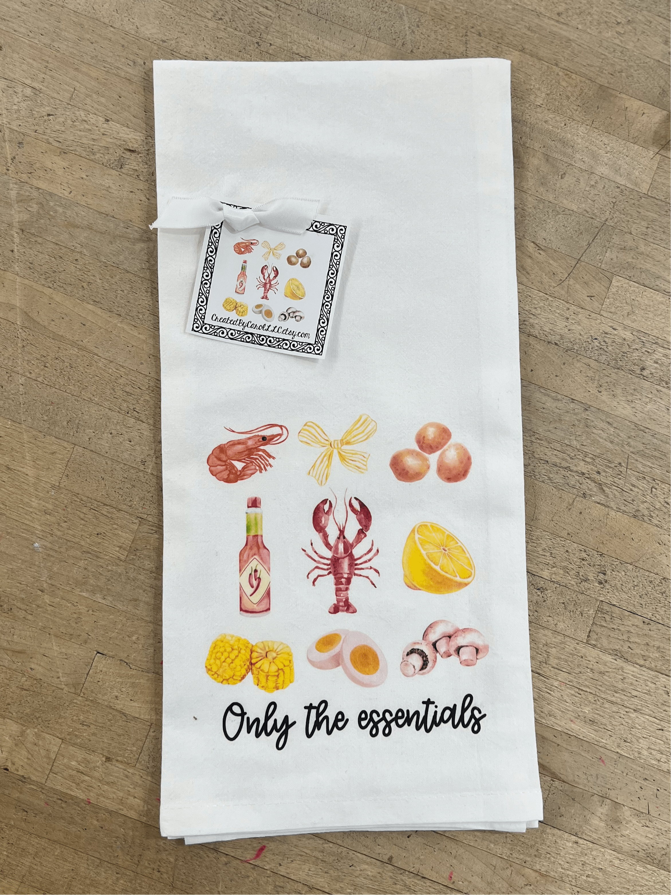 Created by Carol LLC Created by Carol Only the Essentials Crawfish Towel - Little Miss Muffin Children & Home