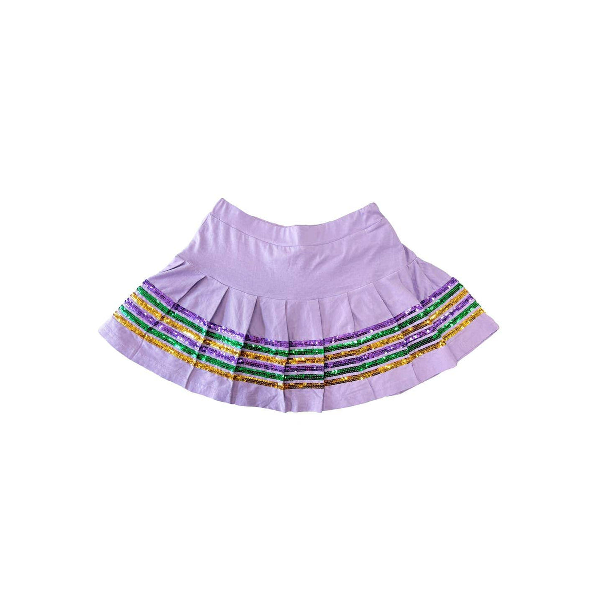 Mardi Gras Creations Mardi Gras Creations Junior Sequin Skort - Lavender - Little Miss Muffin Children & Home
