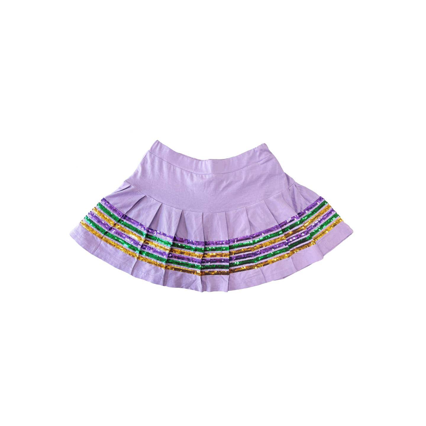 Mardi Gras Creations Mardi Gras Creations Junior Sequin Skort - Lavender - Little Miss Muffin Children & Home