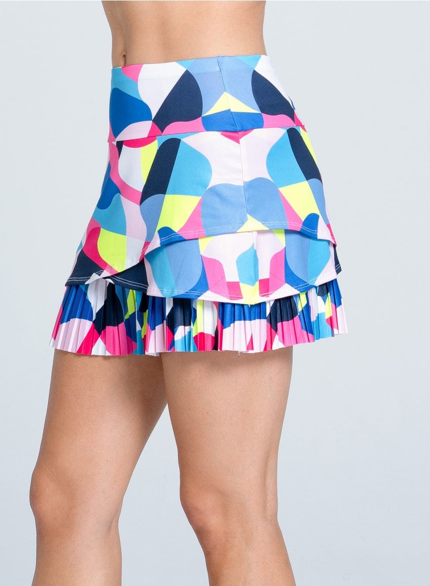Lucky In Love Lucky in Love Women's Paddle Groove Pickleball Skirt 14.5" - Multi - Little Miss Muffin Children & Home
