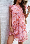 Rosa Clothing Rosa Clothing Summer Floral Flutter Sleeve Dress - Little Miss Muffin Children & Home