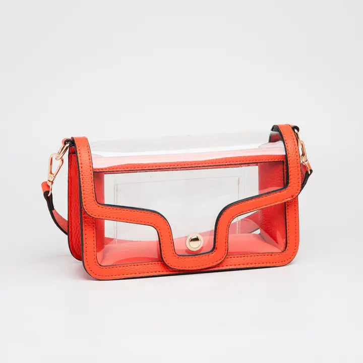 MiMi Handbags Nina Clear Gameday Shoulder Bag, 6 colors Available - Little Miss Muffin Children & Home