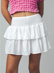Urban Daizy Urban Daizy Tiered Ruffle Smocked Waist Skirt - Little Miss Muffin Children & Home