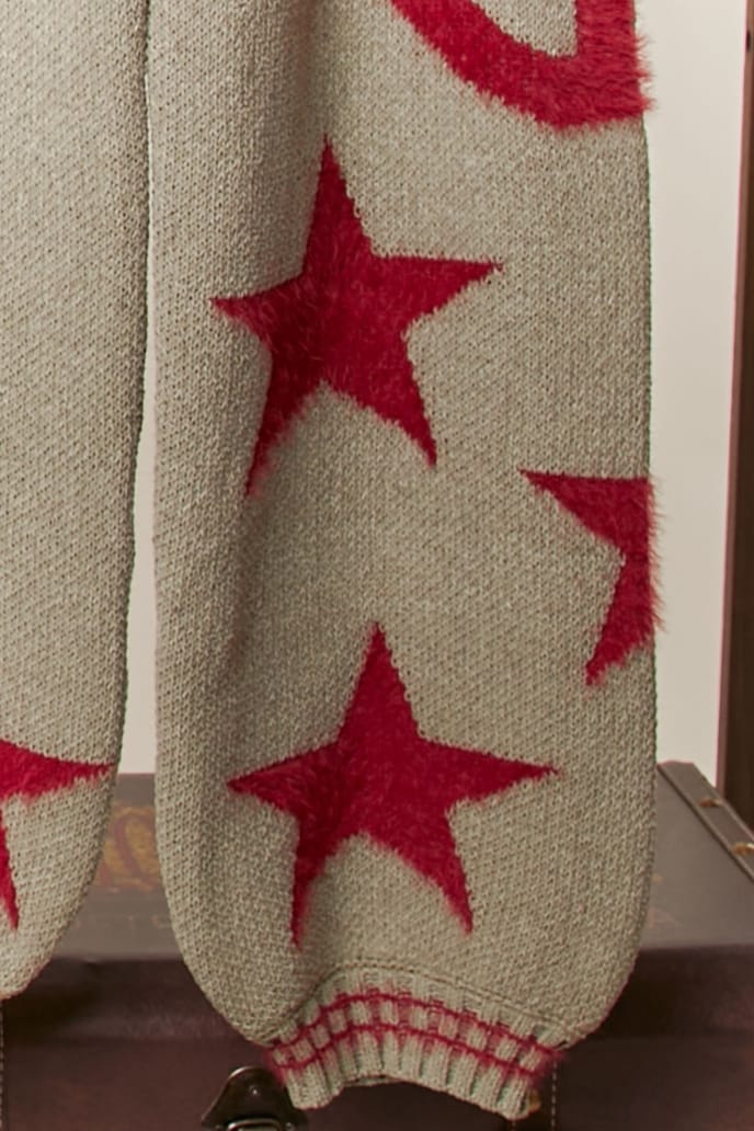 Peace & Stars Cozy Knit Pants