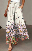 Miss Sparkling Wide Leg Pants Drawstring Waist with Butterfly Design - Little Miss Muffin Children & Home