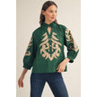 Style USA Baroque Applique Detail Top, 2 Available Colors - Little Miss Muffin Children & Home