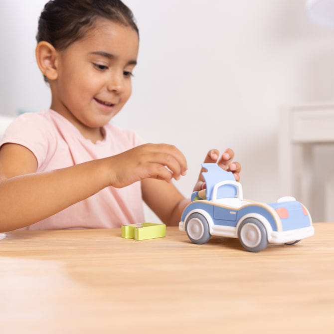 Melissa & Doug Cheery Lane Blue Car & Boy Play Figure - Little Miss Muffin Children & Home