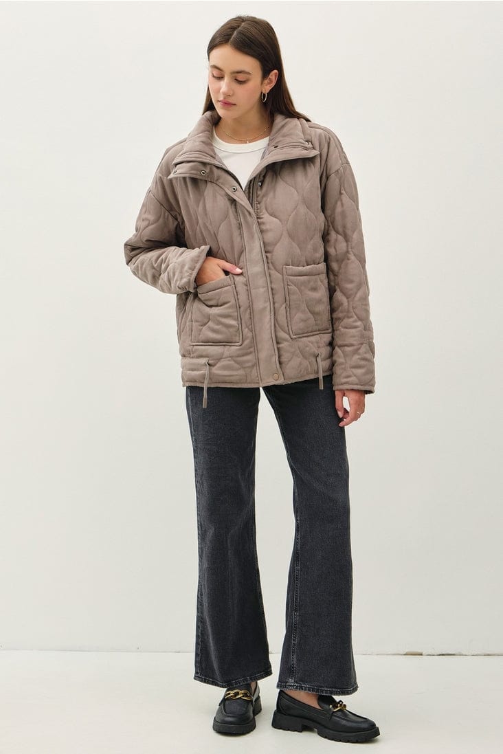 Be Cool Be Cool Quilted Puffer High Collar Jacket - Little Miss Muffin Children & Home