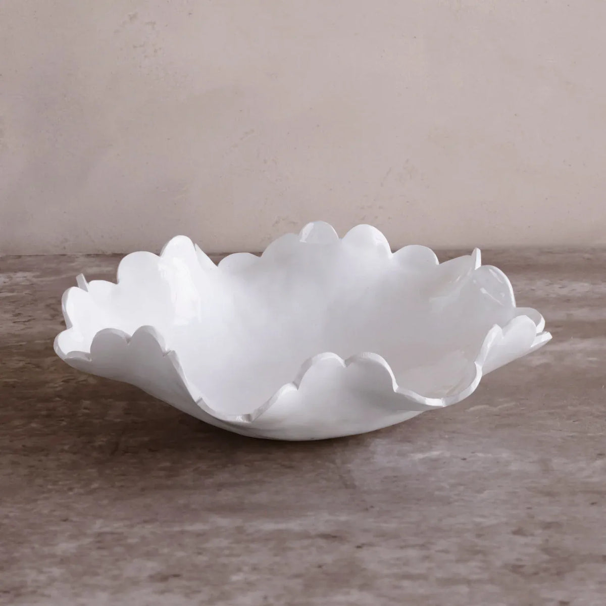 Vida Colette Medium White Bowl