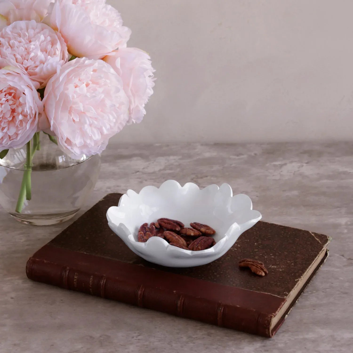Vida Colette White Mini Bowls Set of 4