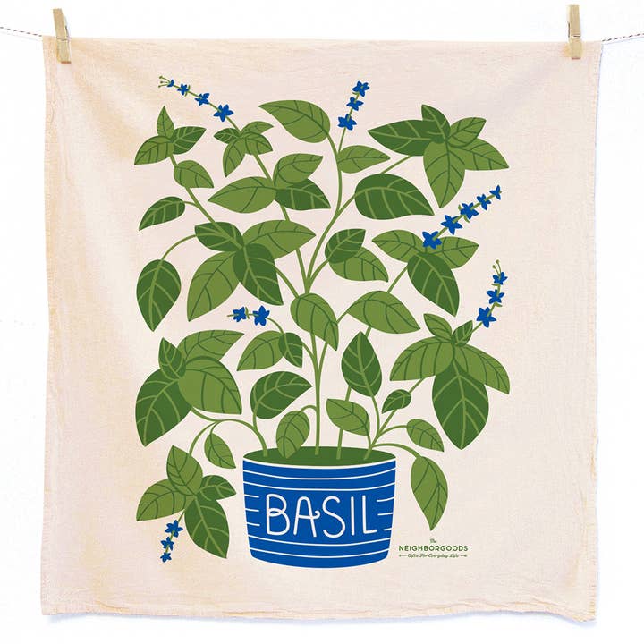 Fresh Herbs Tea Towel Gift Set