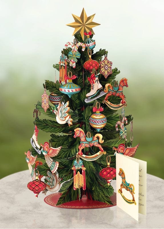 FreshCut Paper FreshCut Christmas Tree Pop-Up Holiday Greeting Card - Little Miss Muffin Children & Home