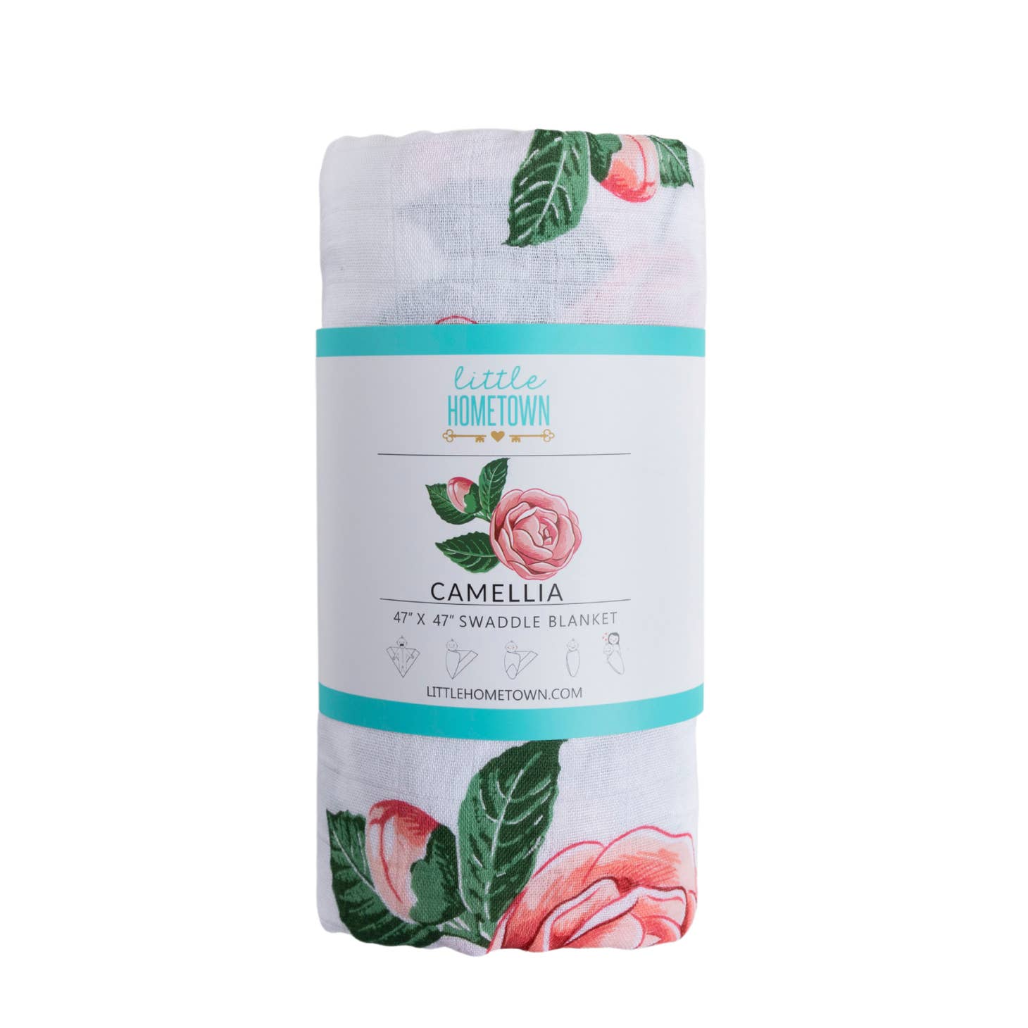 Little Hometown Little Hometown Camellia Swaddle - Little Miss Muffin Children & Home