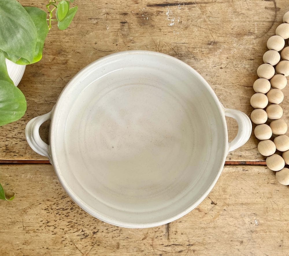 Coastal Clay Co Coastal Clay Co Deep Baker Casserole Dish Summer Meals, White - Little Miss Muffin Children & Home