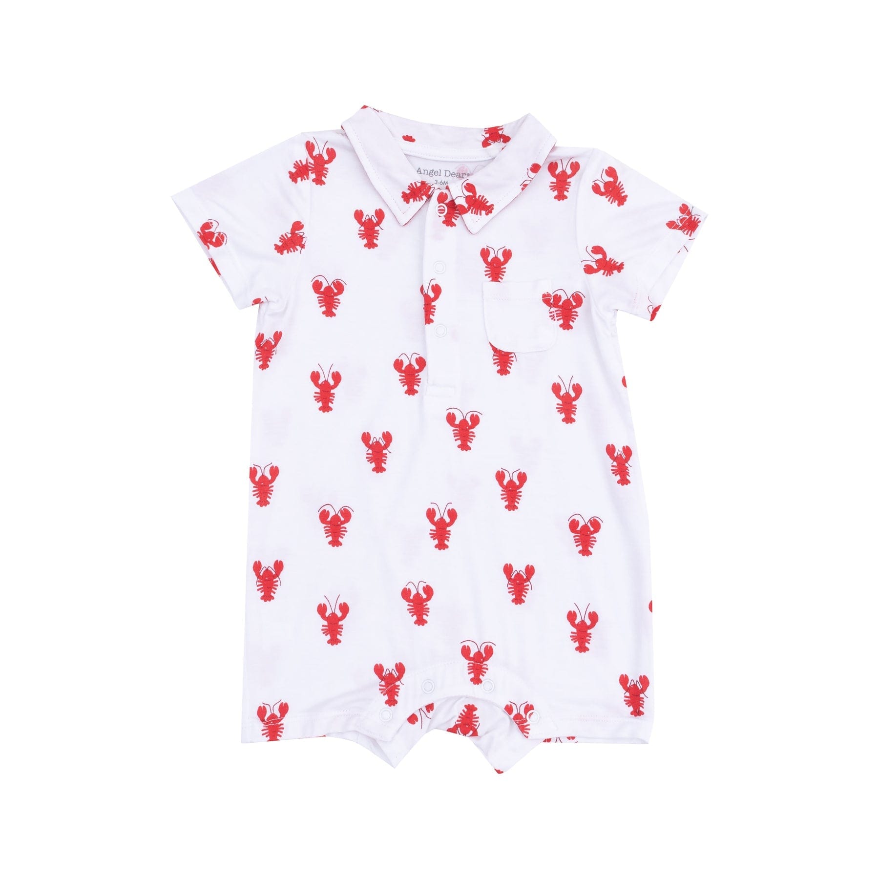 Angel Dear Angel Dear Lobster Bamboo Polo Shortie - Little Miss Muffin Children & Home