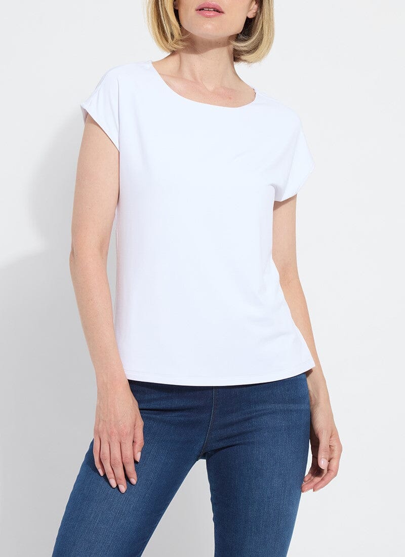 Lysse Lyssentials Top in White - Little Miss Muffin Children & Home
