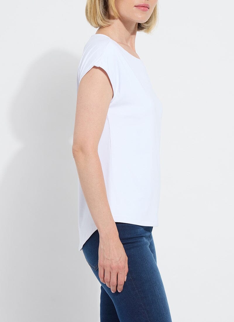 Lysse Lyssentials Top in White - Little Miss Muffin Children & Home