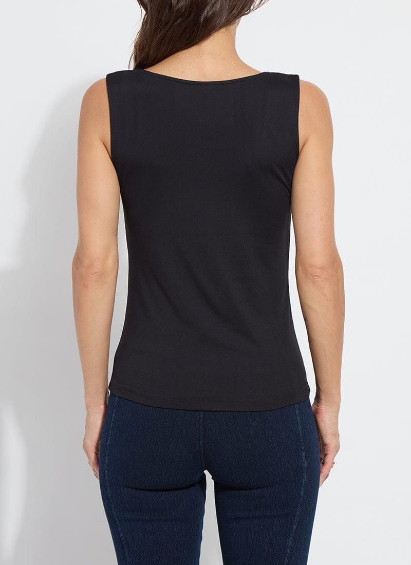 Lysse Lysse Evie Scoop Neck Tank in Black - Little Miss Muffin Children & Home