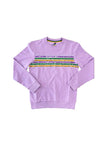 Mardi Gras Creations Mardi Gras Creations Youth Sequin Stripes French Terry Long Sleeve - Lavender - Little Miss Muffin Children & Home