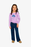 Deux Par Deux Navy Denim Jeggings with Lurex - Little Miss Muffin Children & Home