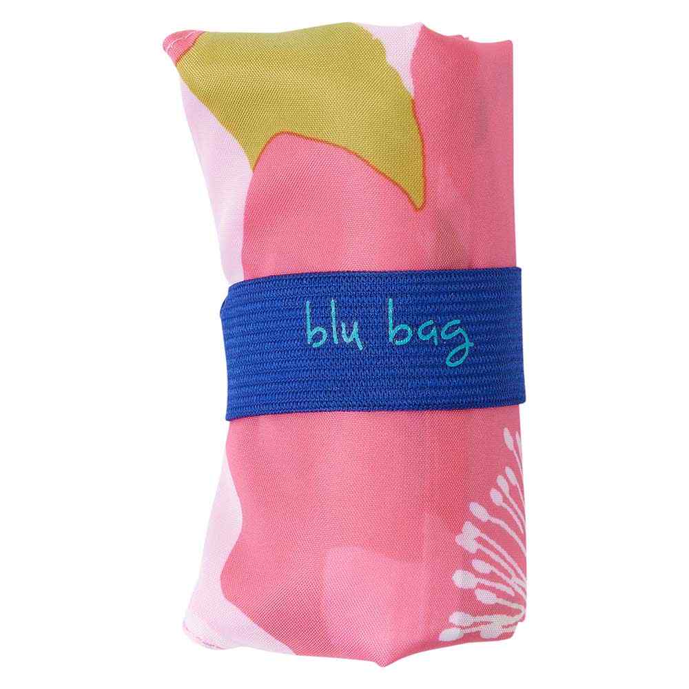 Rock Flower Paper Rock Flower Paper Poppies Pink Blu Bag Reusable Shopper Tote - Little Miss Muffin Children & Home