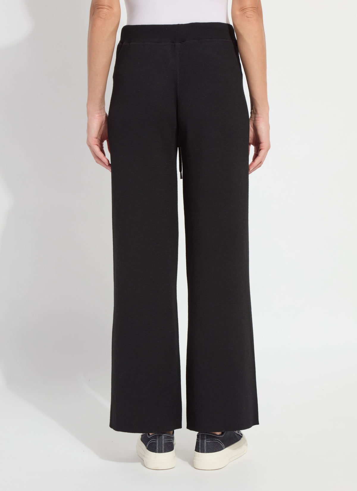 Lysse Lyssé Odessa Reversible Knit Wide-Leg Lounge Pants – Black/Pearl Grey Melange - Little Miss Muffin Children & Home