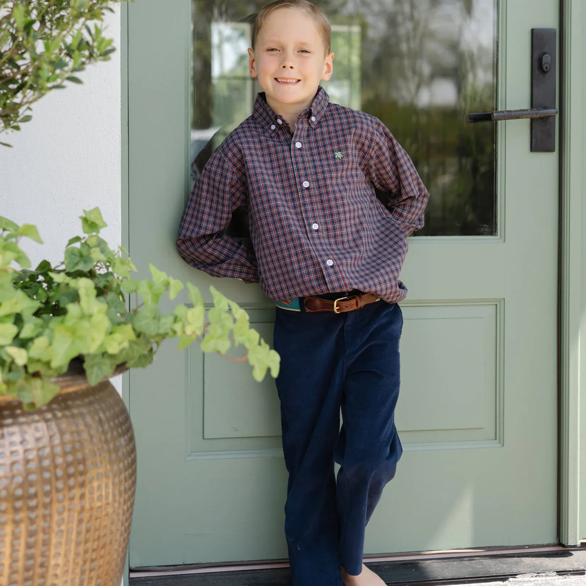 Champ Corduroy Pants in Navy