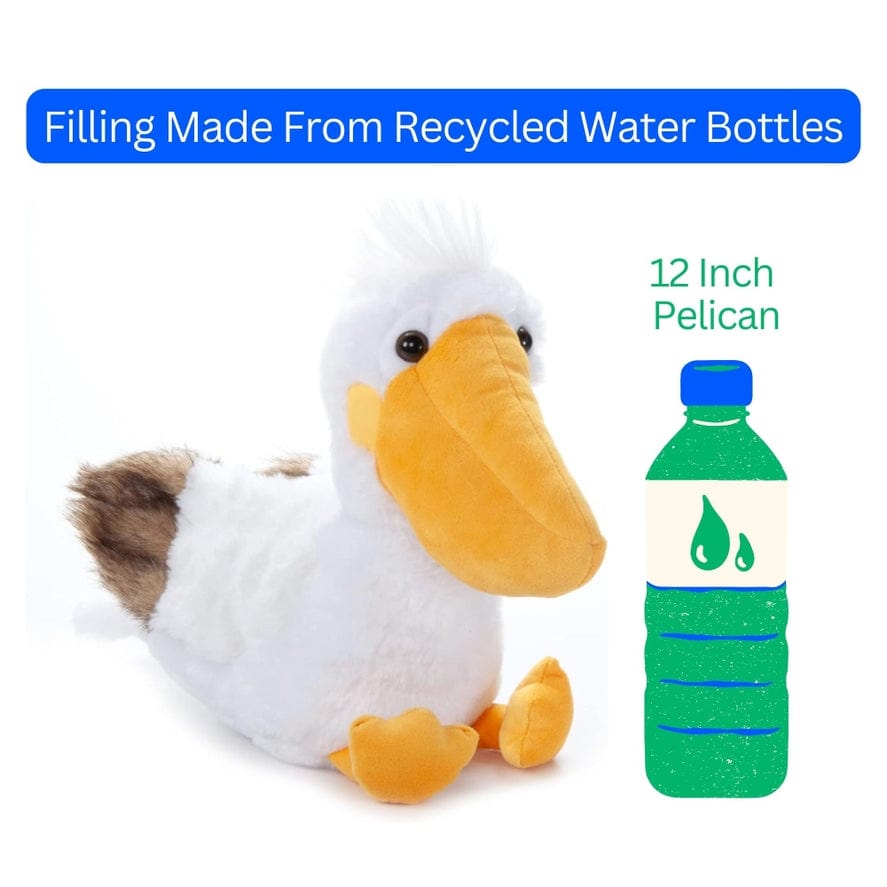 The Petting Zoo Wild Onez Pelican MD 12" - Little Miss Muffin Children & Home