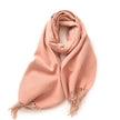 pink fringe shawl