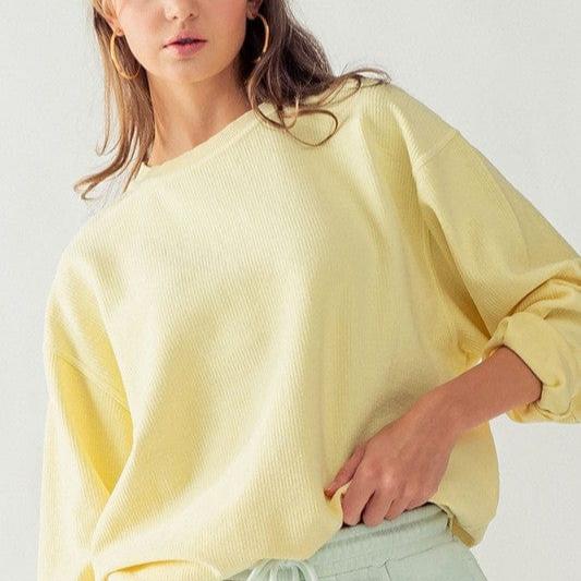 Urban Daizy Urban Daizy Emily Oversized Vintage Wash Sweater - Little Miss Muffin Children & Home