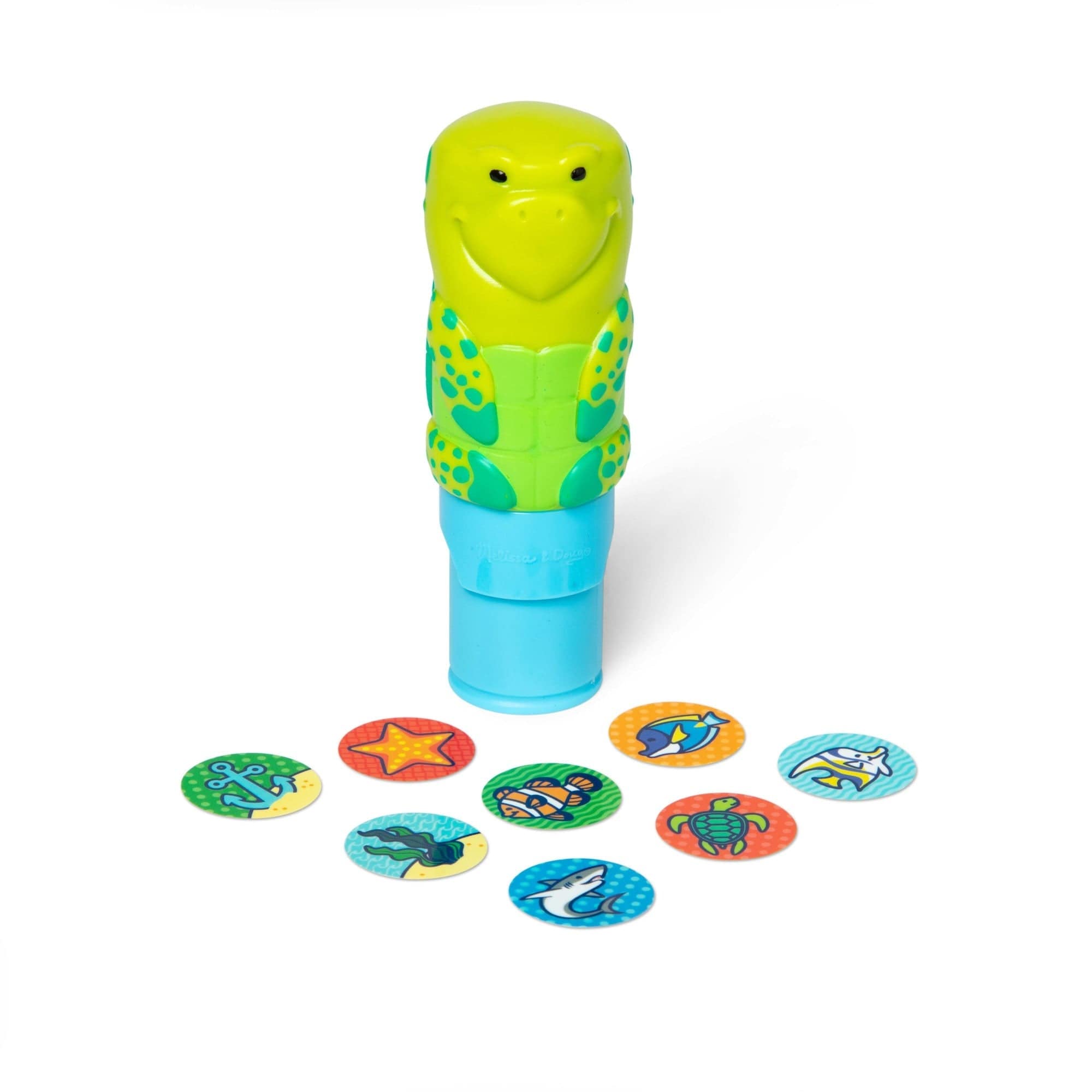 Melissa & Doug Melissa & Doug Sticker WOW!® Activity Pad & Sticker Stamper - Sea Turtle - Little Miss Muffin Children & Home