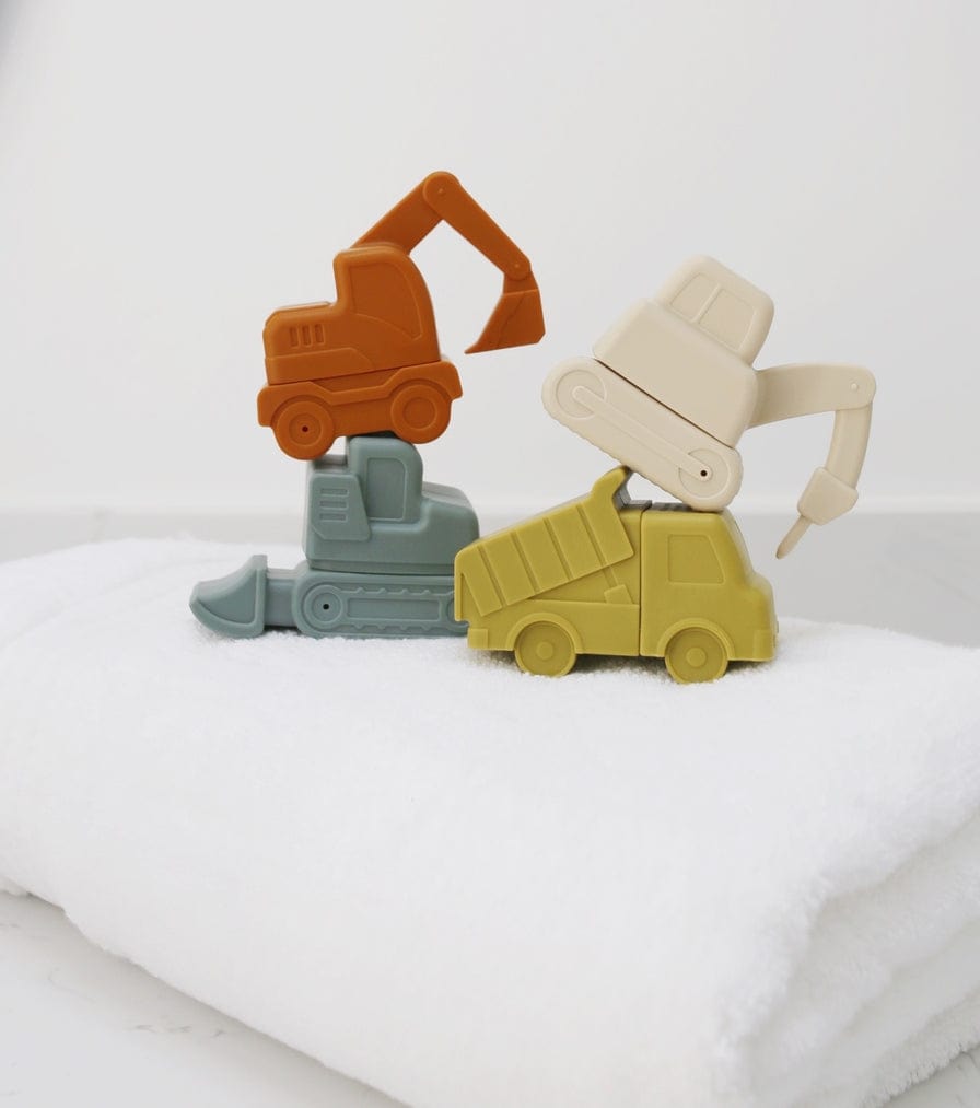 Marlowe & Co Marlowe & Co Construction Silicone Bath Toy Set - Little Miss Muffin Children & Home