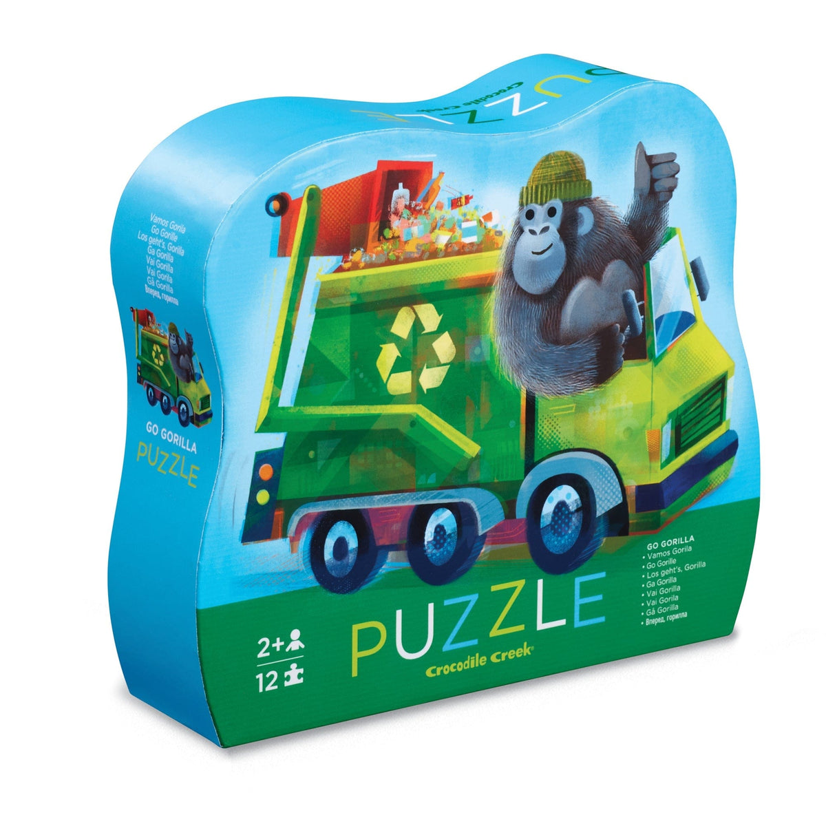 Crocodile Creek Crocodile Creek Go Gorilla 12pc Mini Puzzle - Little Miss Muffin Children & Home