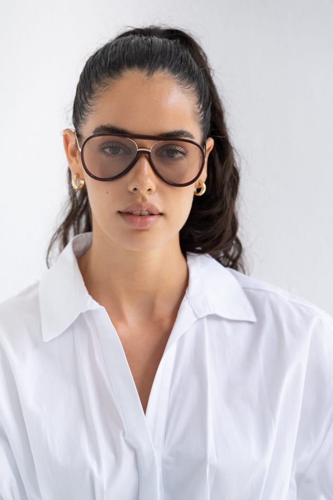 Freyrs Eyewear Shay Unisex Aviator Sunglasses Chocolate - Little Miss Muffin Children & Home