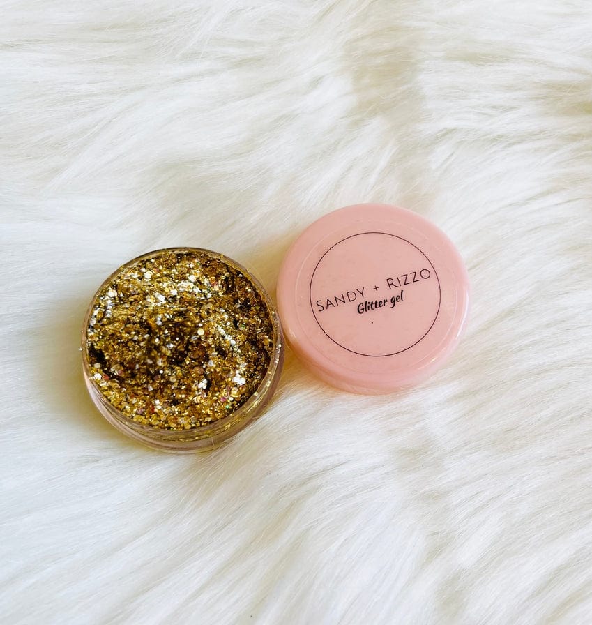 Sandy + Rizzo Sandy + Rizzo Neutral Gold Glitter Gel - Little Miss Muffin Children & Home