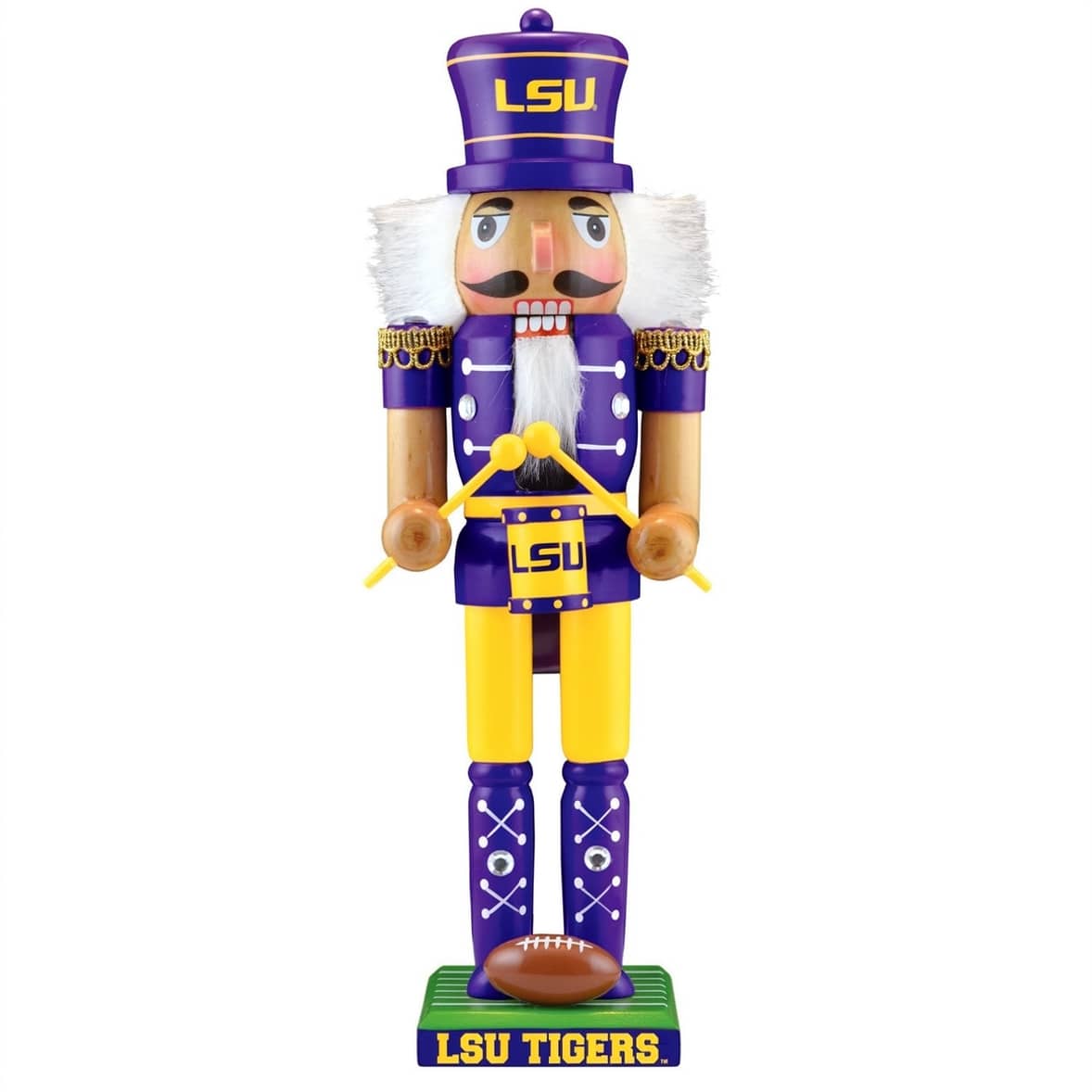MasterPieces Puzzle Company LSU Tigers Collectible Nutcracker - Little Miss Muffin Children & Home