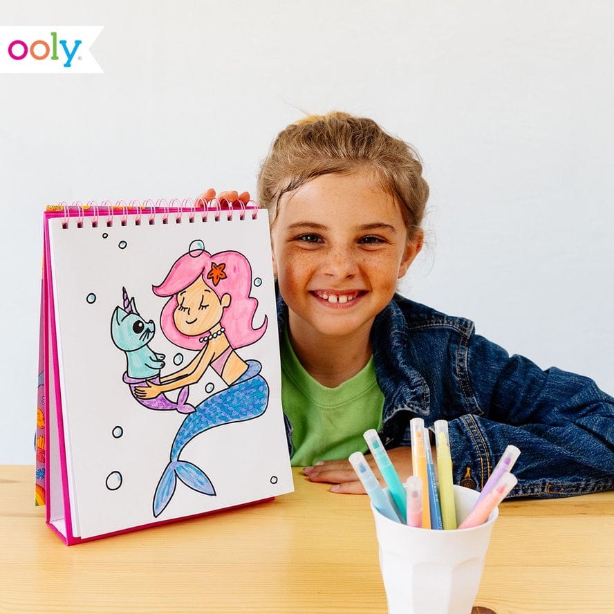 Ooly Ooly Cute Doodle World Standing Sketchbook - Little Miss Muffin Children & Home