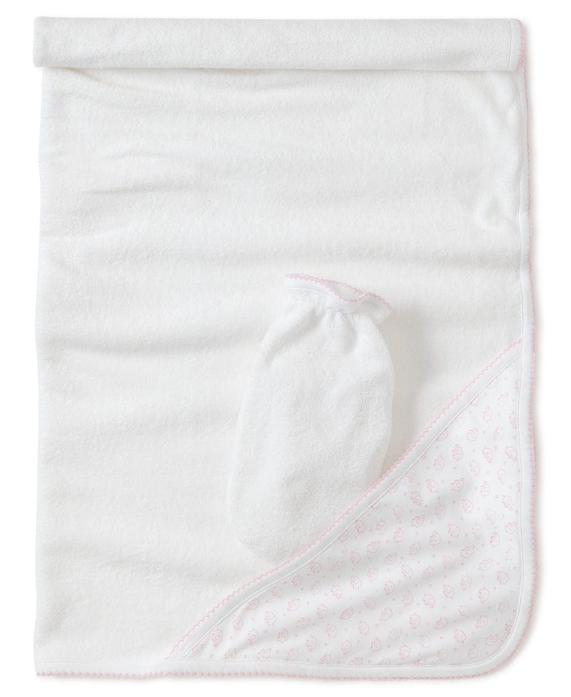 Kissy Kissy Kissy Kissy Ele-fun Towel With Mitt - Little Miss Muffin Children & Home