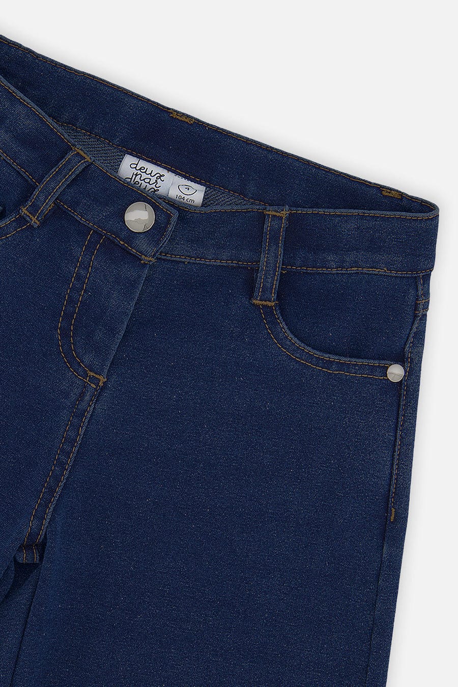 Navy Denim Jeggings with Lurex