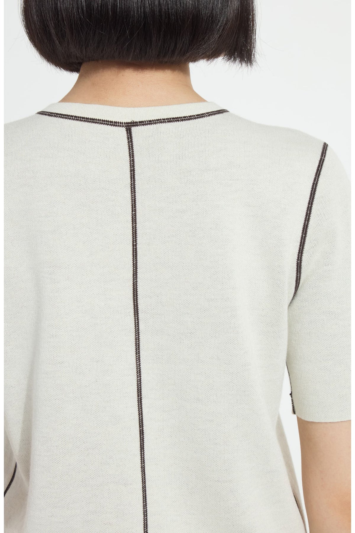Lysse Odessa Reversible Knit Short Sleeve Tee in Refined Taupe/Double Espresso - Little Miss Muffin Children & Home