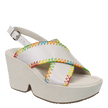 Naked Feet Naked Feet Tofino Wedge Sandals in White - Little Miss Muffin Children & Home